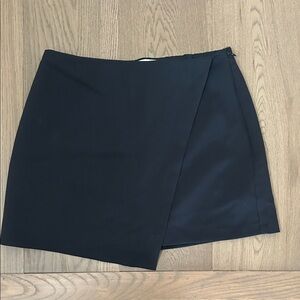 Abercrombie Classic Black Wrap Mini Skort